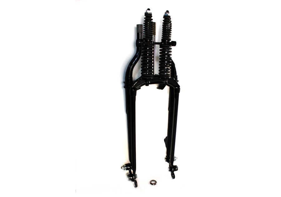 49-2408 - 20  Inline Spring Fork Assembly Black +2 by V-Twin