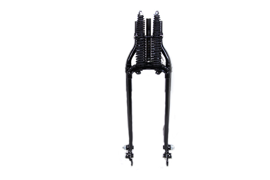 49-2420 - 22  Inline Spring Fork Assembly Black by V-Twin