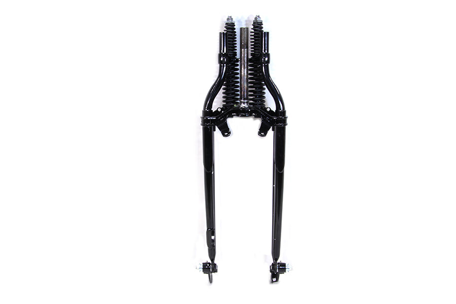 49-2420 - 22  Inline Spring Fork Assembly Black by V-Twin