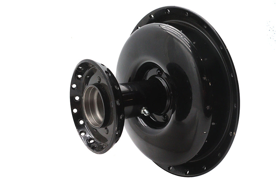 49-2467 - Factory Sample Front Wheel Hub and Brake Drum Black by V-Twin