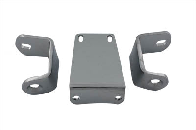 49-2512 - Spring Fork Chrome Horn and Fender Bracket by V-Twin