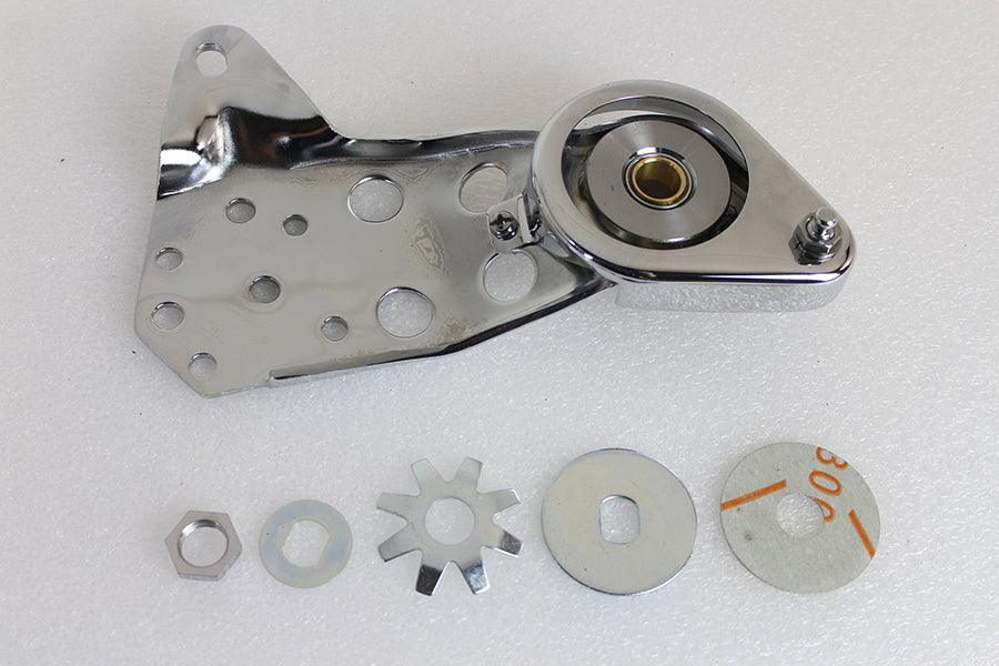 49-2529 - Rocker Foot Clutch Bracket Chrome by V-Twin