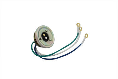 49-2538 - Headlamp Bulb Socket by V-Twin