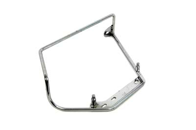 49-2548 - Chrome Right Saddlebag Mount Bracket by V-Twin