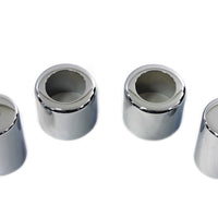 49-2651 - Chrome Spring Fork Spring Cover Set by V-Twin