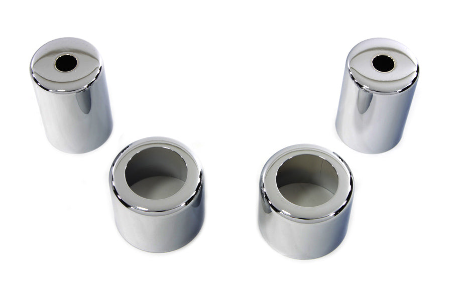 49-2651 - Chrome Spring Fork Spring Cover Set by V-Twin