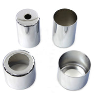 49-2651 - Chrome Spring Fork Spring Cover Set by V-Twin