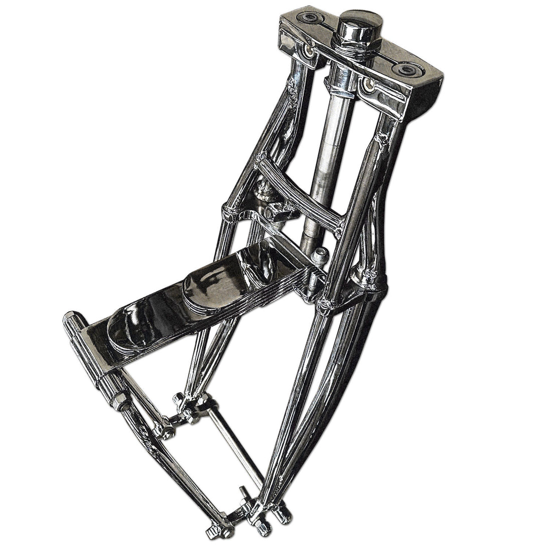 49-2729 - Leaf Spring Fork Assembly Chrome by V-Twin