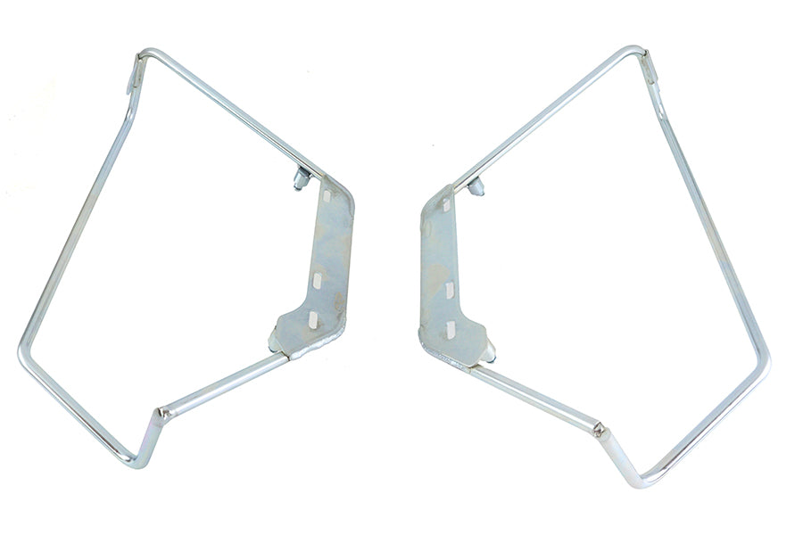 Zinc Saddlebag Mount Bracket Set