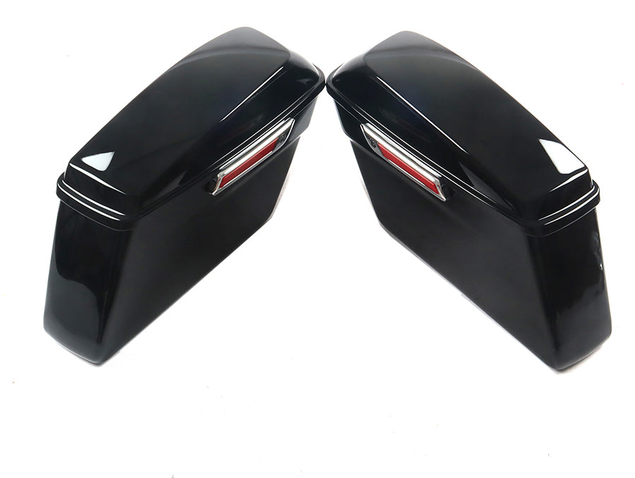 49-2769 - Saddlebag Kit Black by V-Twin