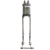 D+D Narrow Spring Fork Assembly Chrome 21 inch