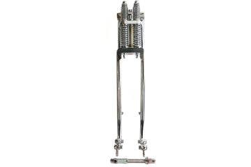 D+D Narrow Spring Fork Assembly Chrome 21 inch