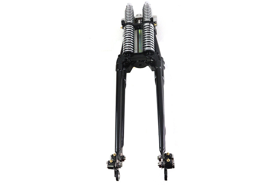 49-3123 - 18 inch Tedd Narrow Spring Fork Assembly Black by V-Twin