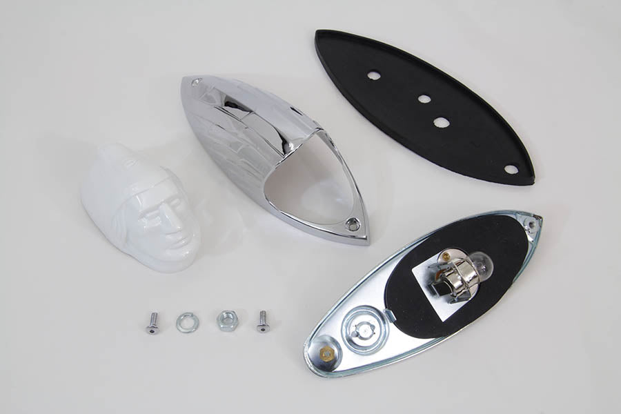 49-4021 - Replica Indian Face Front Fender Lamp by V-Twin