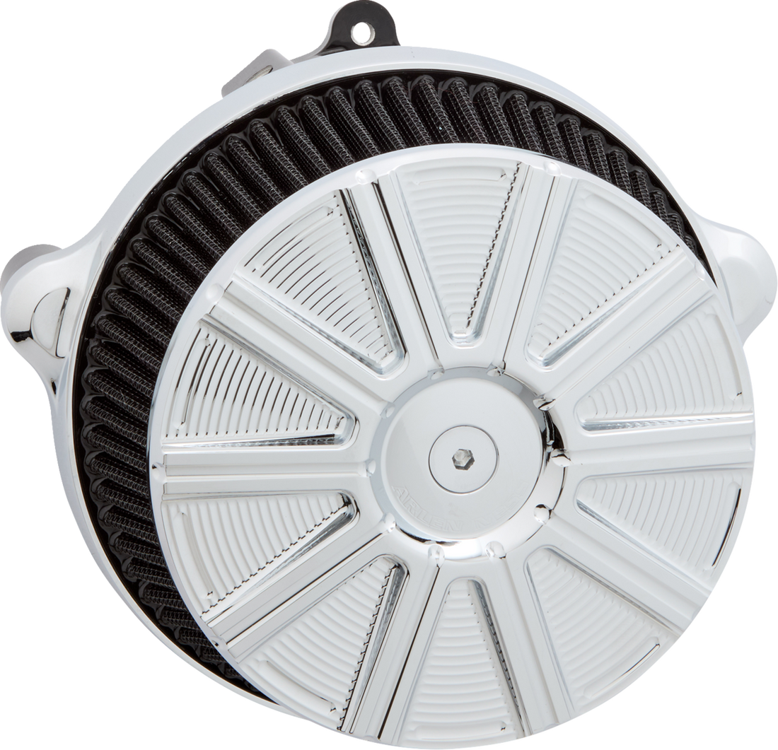 ARLEN NESS Big Sucker™ Stage 1 Air Cleaner Kit with Cover - 10 Gauge - Chrome 600-306