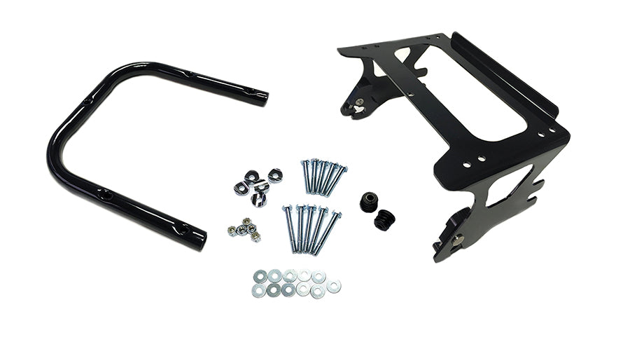 50-0003 - Quick Detach Tour Box Mount Kit Black by V-Twin