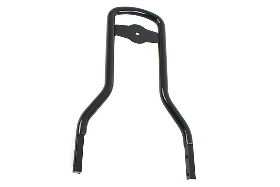 50-0053 - 14-1/2 inch Mini Medallion Style Sissy Bar Upright Black by Wyatt Gatling