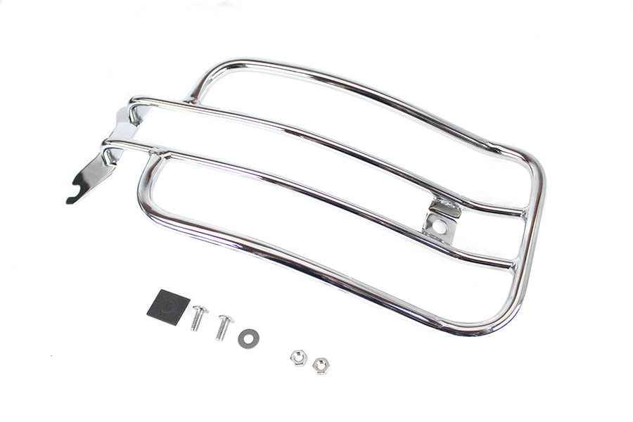50-0060 - 7  Solo Luggage Rack Chrome by V-Twin