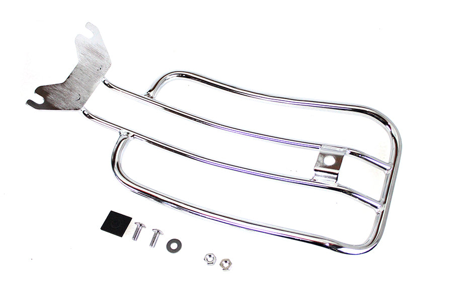 50-0060 - 7  Solo Luggage Rack Chrome by V-Twin