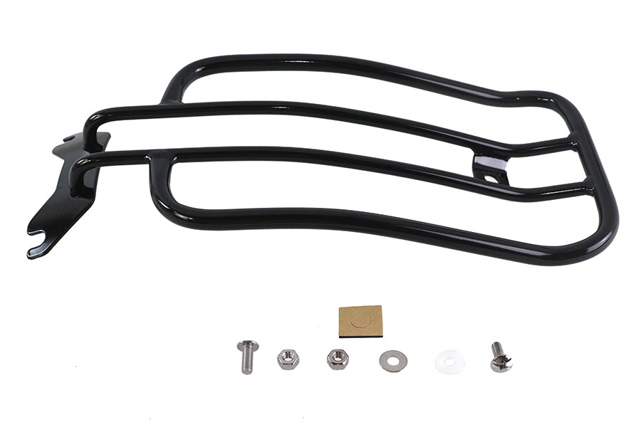 50-0061 - 7 inch Solo Luggage Rack Black by V-Twin
