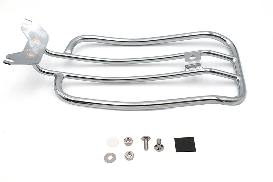 50-0066 - 7  Solo Luggage Rack Chrome by V-Twin