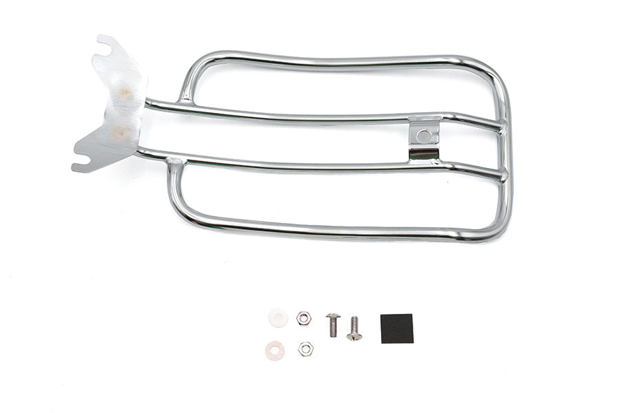 50-0066 - 7  Solo Luggage Rack Chrome by V-Twin