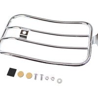 50-0068 - 7  Solo Luggage Rack Chrome by V-Twin