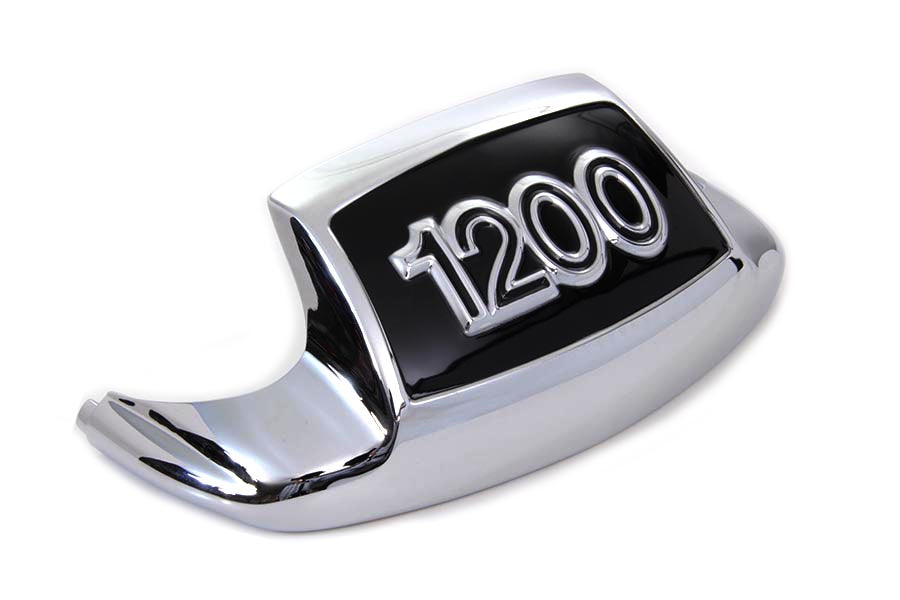 50-0343 - Chrome and Black Front Fender Tip  inch1200 inch by Wyatt Gatling