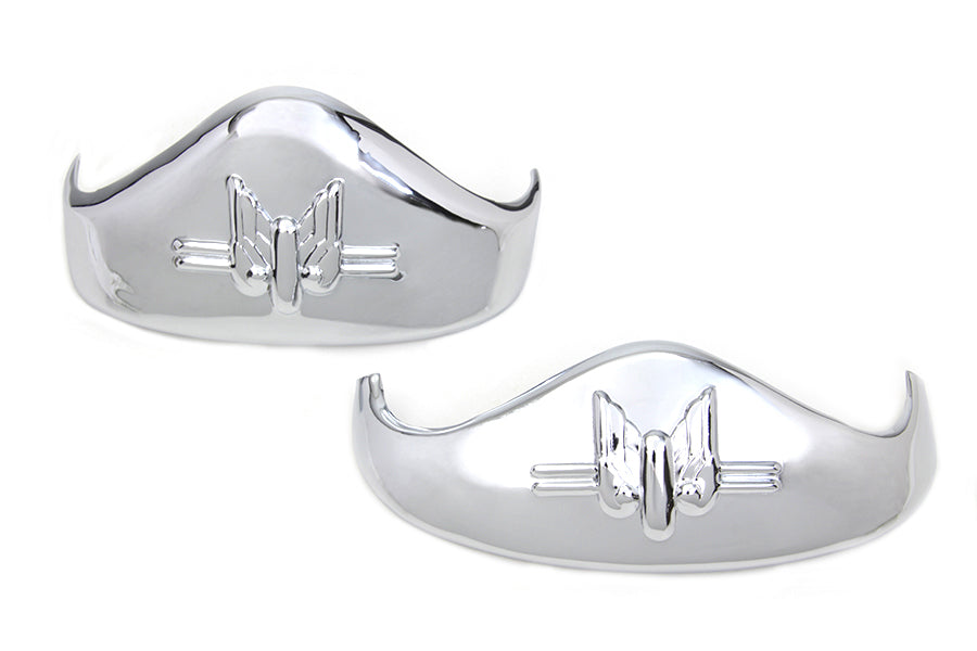 50-0504 - Chrome Fender Tip Set by V-Twin