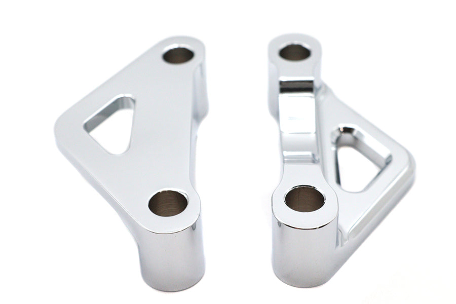 50-0579 - Front Fender Mount Spacer Set Chrome by Wyatt Gatling