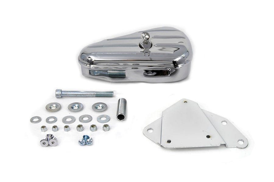 50-0604 - Chrome Right Side Tool Box and Mount Kit by Wyatt Gatling