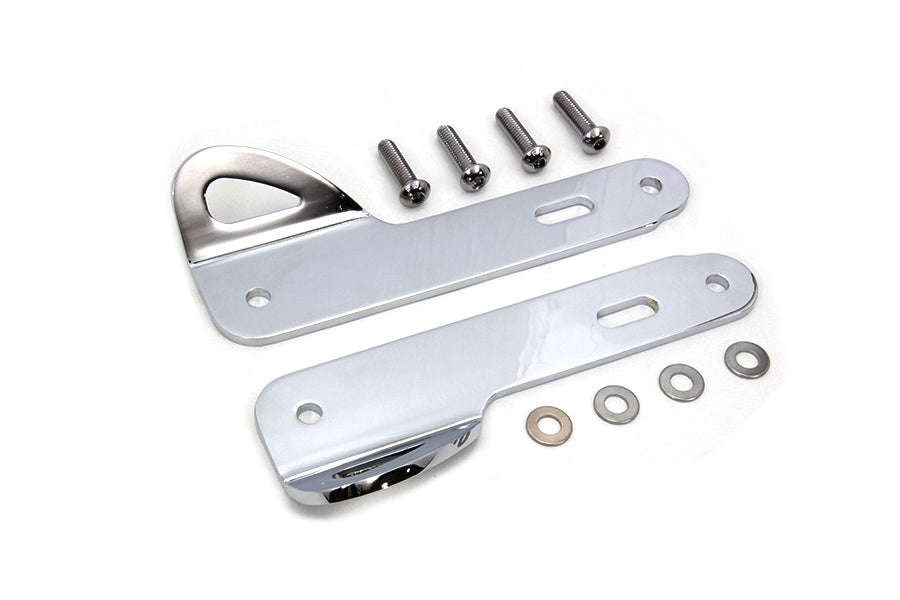 50-0622 - Chrome Tie Down Bracket Kit by Wyatt Gatling