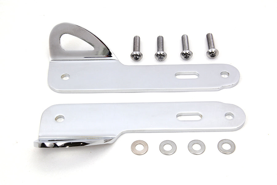 50-0622 - Chrome Tie Down Bracket Kit by Wyatt Gatling