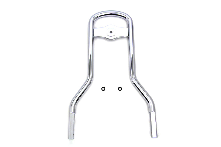 50-0645 - 14-1/2 inch Mini Medallion Style Sissy Bar Upright Chrome by Wyatt Gatling