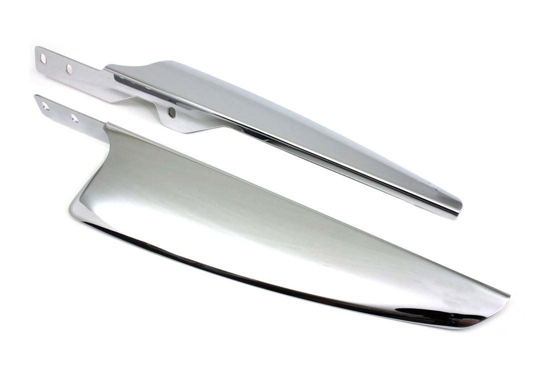 50-0724 - Chrome Windshield Deflector Set by Wyatt Gatling