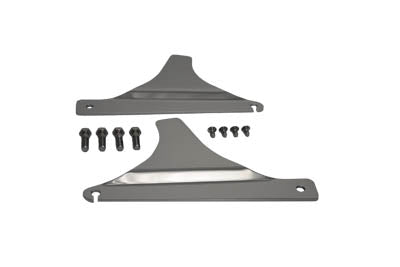 50-0801 - Sissy Bar Side Plates Chrome by Wyatt Gatling
