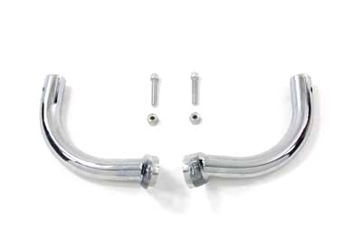 50-0873 - Chrome Saddlebag Guard Eliminator Brackets by Wyatt Gatling
