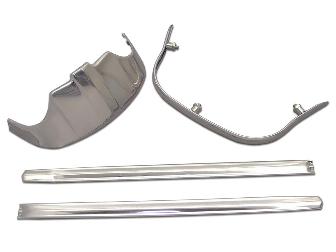 50-0958 - Stainless Steel Front Fender Tip Kit by Wyatt Gatling