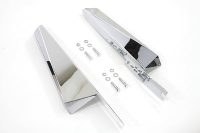 50-1008 - Chrome Fork Mount Wind Deflector Set by Wyatt Gatling