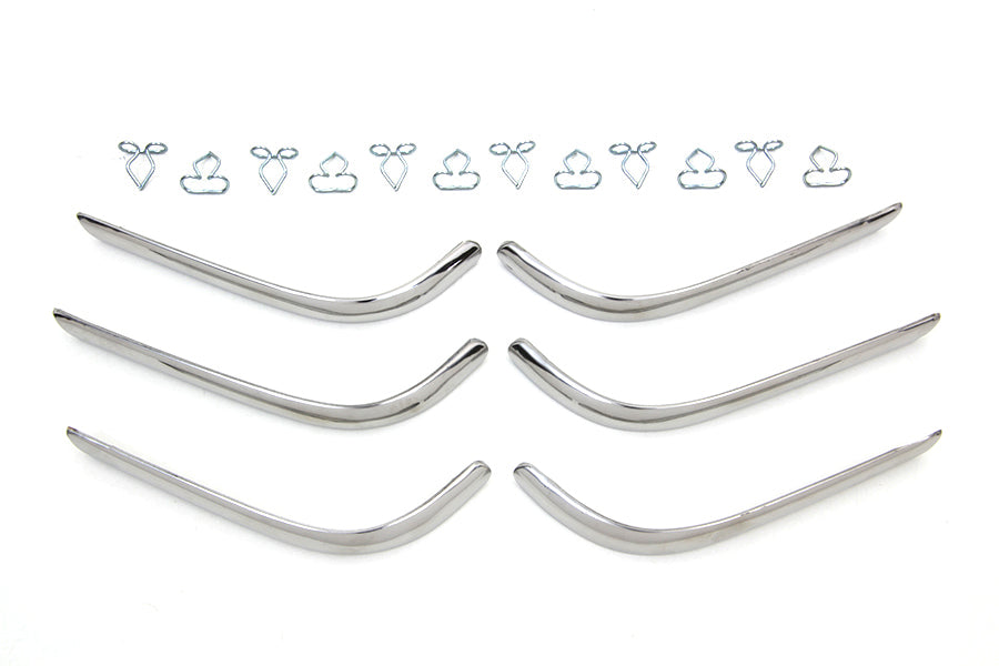 50-1033 - Replica Rear Fender Trim Set Sargent Stripe Style by Wyatt Gatling