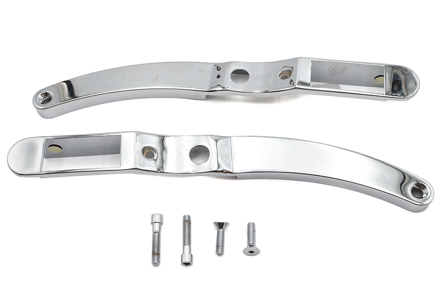 50-1082 - Rear Fender Strut Cover Set Chrome by Wyatt Gatling