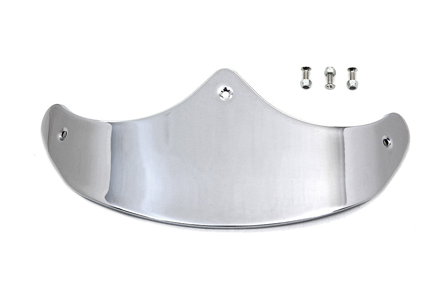 50-1118 - Smooth Front Fender Tip Chrome by Wyatt Gatling