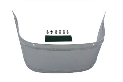 50-1133 - Smooth Chrome Lower Fender Trim Skirt by Wyatt Gatling