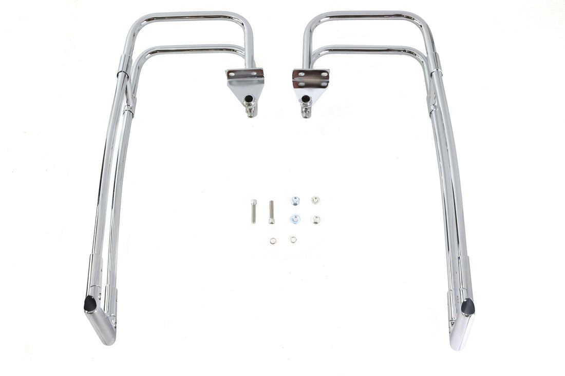 50-1206 - Saddlebag Guard Kit Chrome by Wyatt Gatling