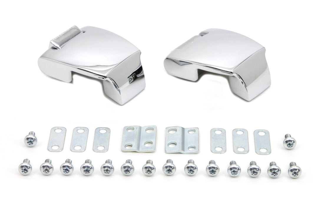 50-1216 - Chrome Tour-Pak Luggage Hinge Kit by Wyatt Gatling