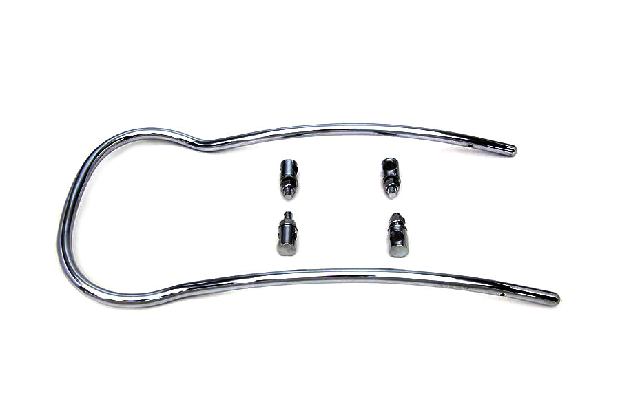 50-1534 - Chrome Front Fender Trim Rail Kit by Wyatt Gatling