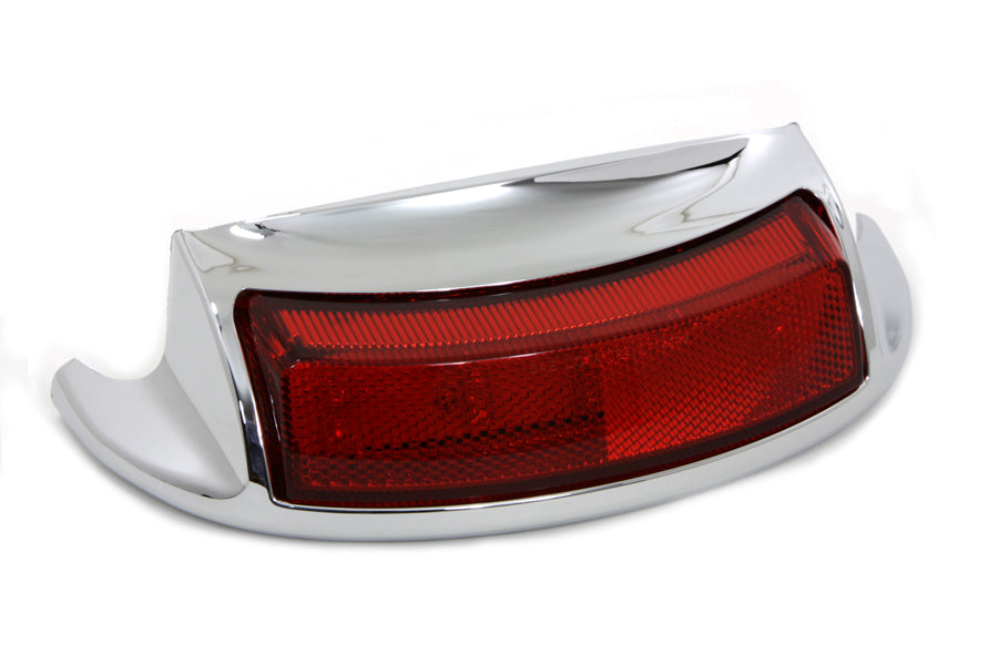 50-1540 - Chrome LED Rear Fender Tip with Red Lens by Wyatt Gatling