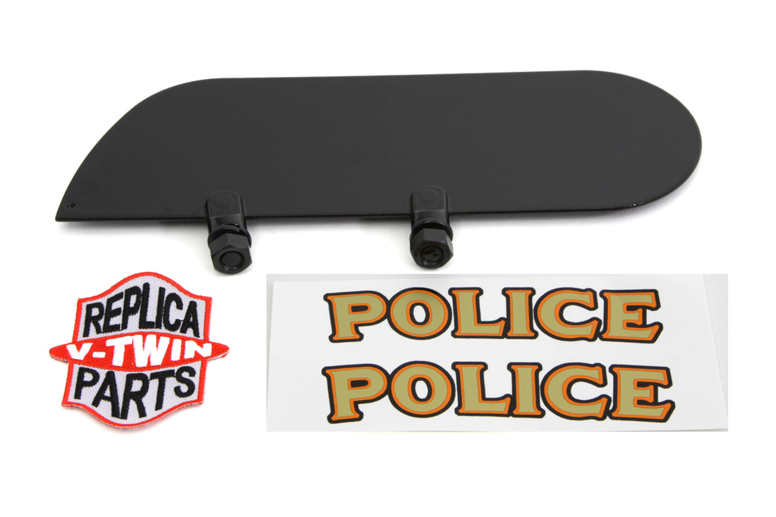 50-1541 - Police Fender Marker Plate by V-Twin