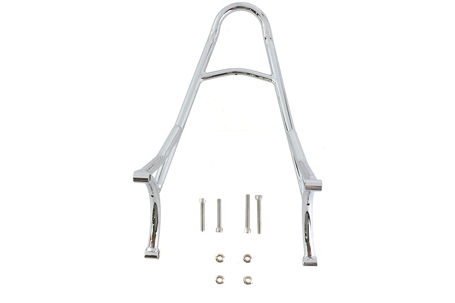 50-1553 - 13 inch Round Sissy Bar Chrome by V-Twin