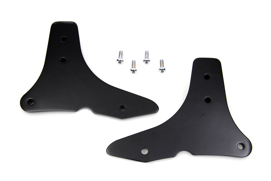 50-1561 - Sissy Bar Side Plate Set Black by Wyatt Gatling